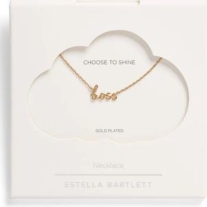 Boss Goldtone Pendant Necklace
ESTELLA BARTLETT